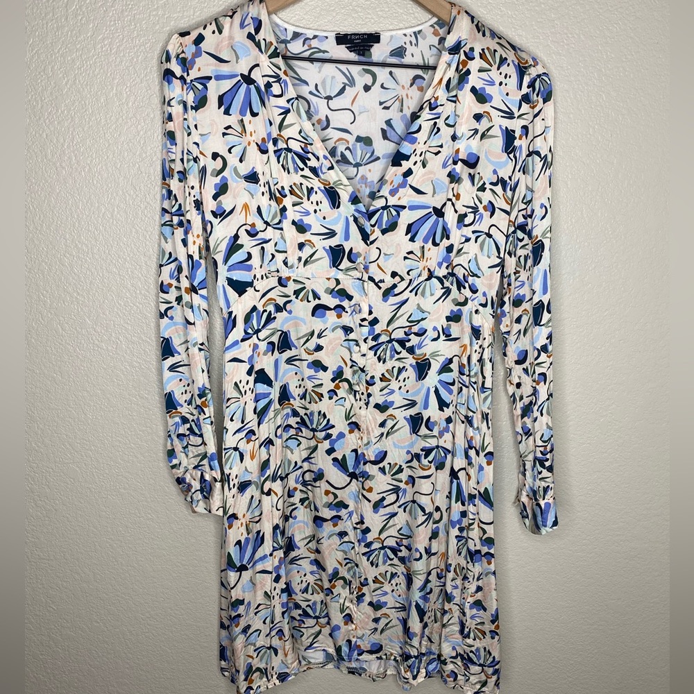 FRNCH Floral Mini Dress / Vacation / Summer / Size Small